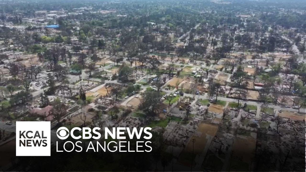 100 Days Later: Drone video shows Eaton Fire burn area (April 2025)