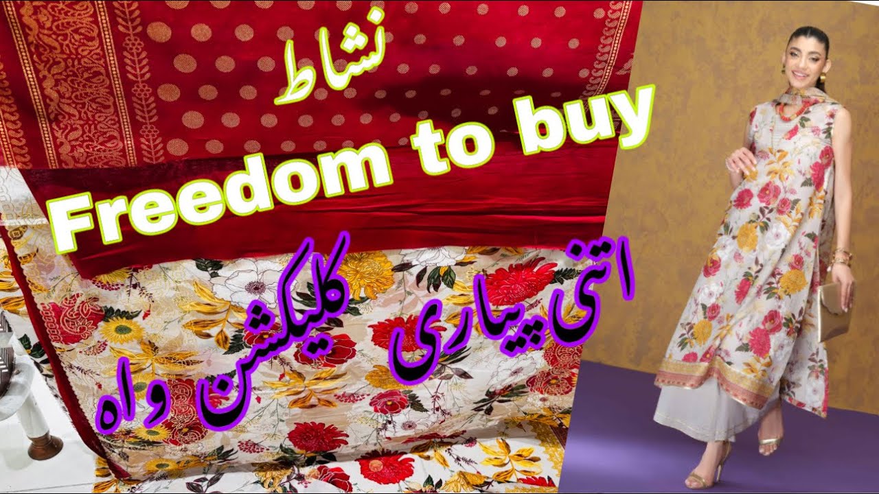 Nishat linen freedom to buy Eid Ul adha collection 2024