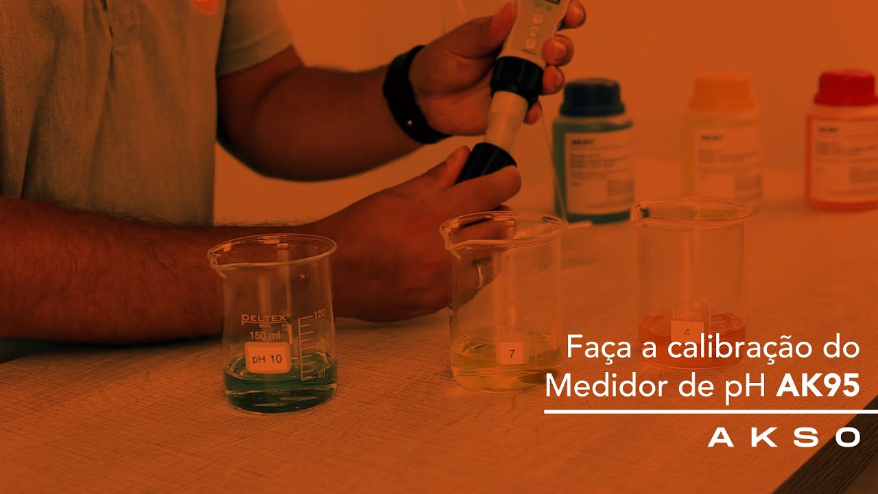 Faça a calibração do seu Medidor de pH AK95