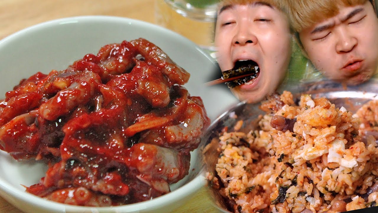 밥을 사랑한 남자 밥병진의 낙지 젓갈 먹방입니다!!
