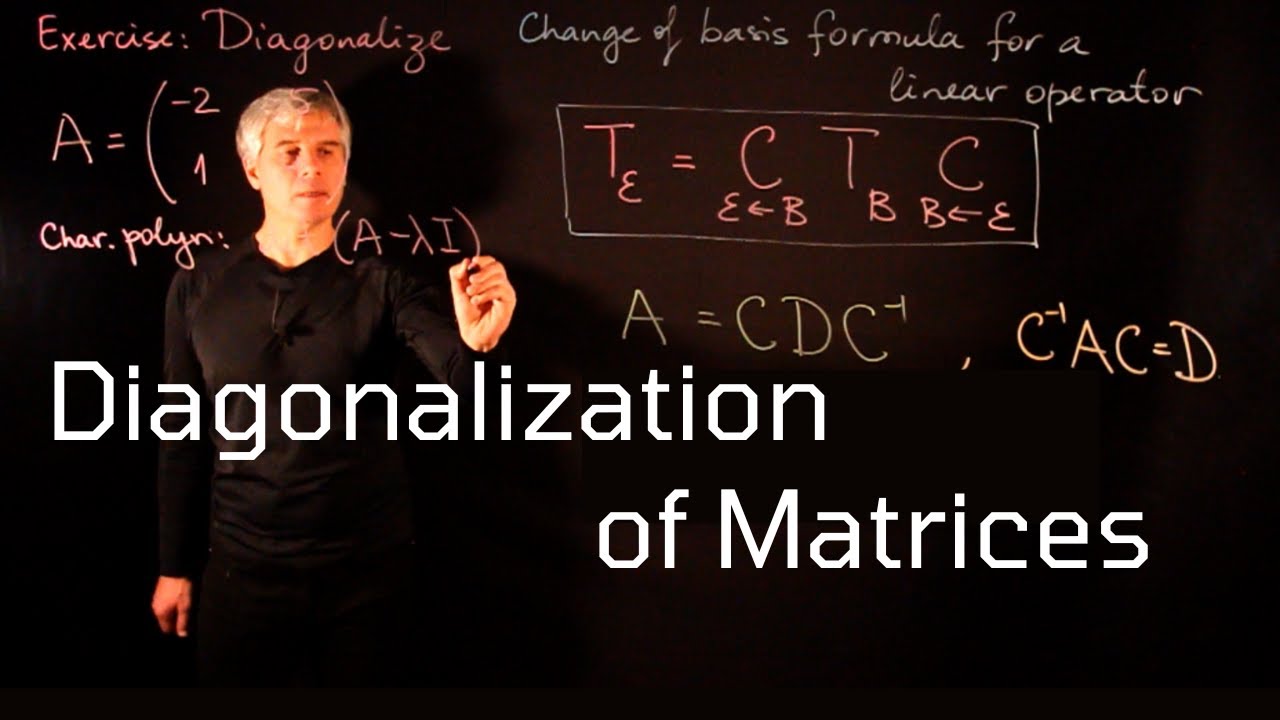 Lecture 36. Diagonalization of Matrices