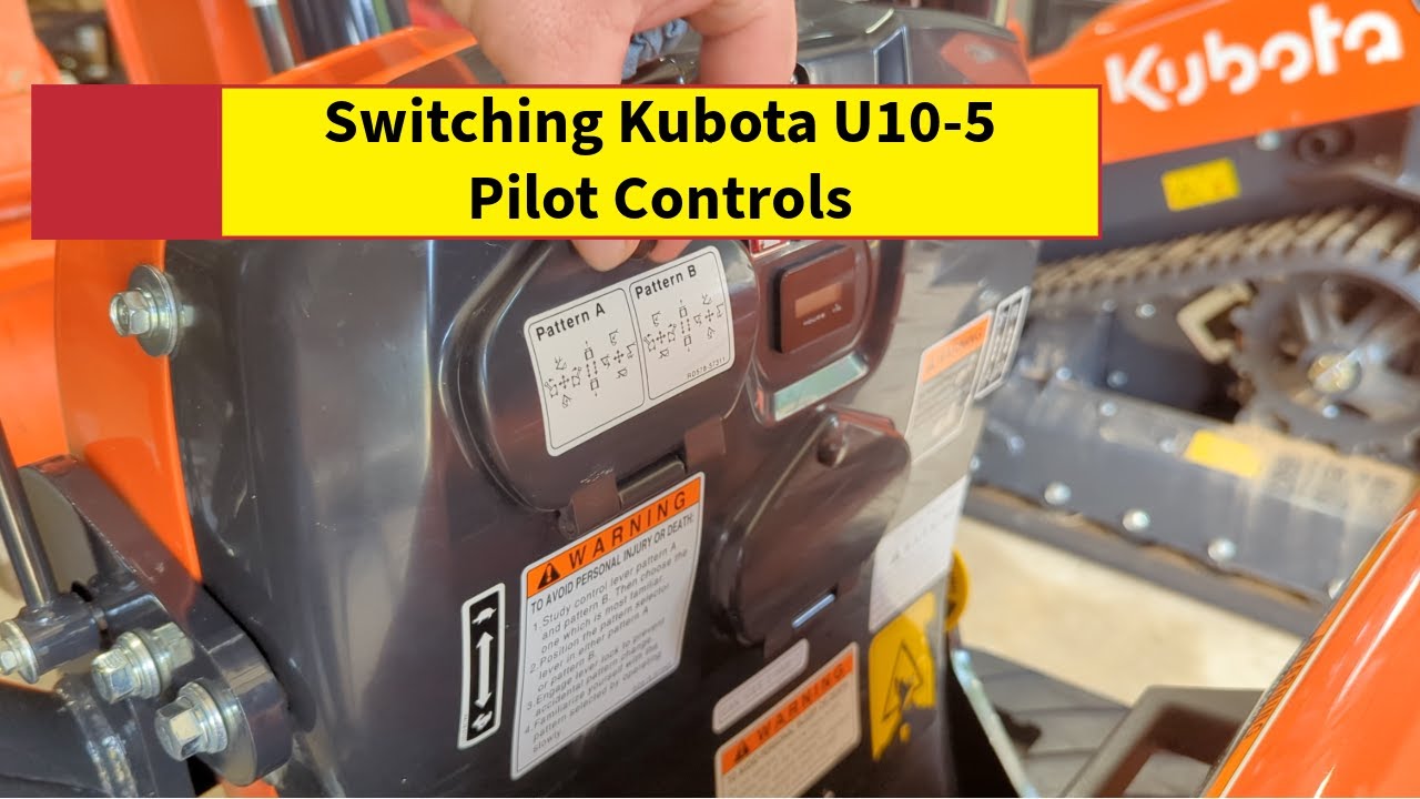 Unlocking the Mystery: How to Switch Pilot Controls on the Kubota U10-5