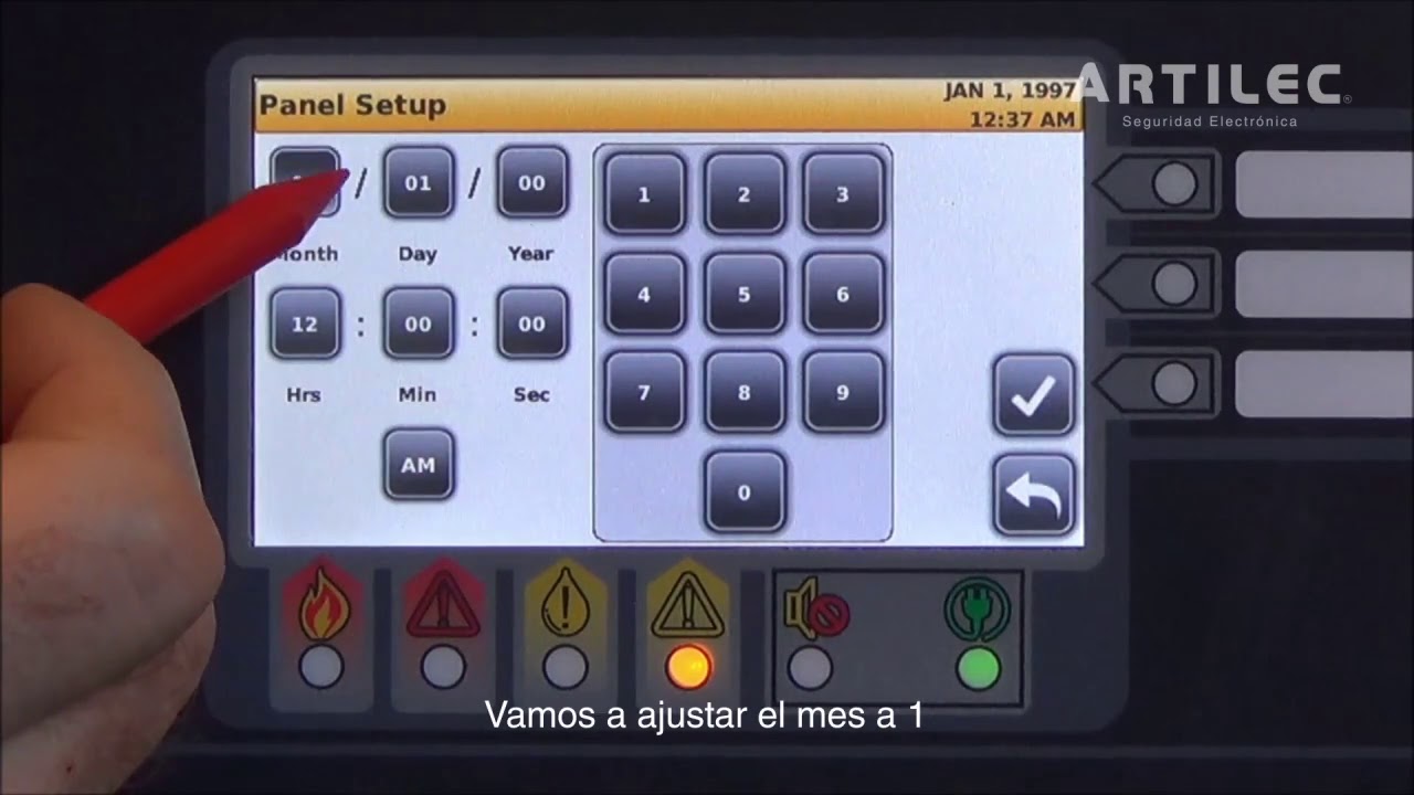 Simplex 4007ES: Cómo Ajustar la Hora y la Fecha