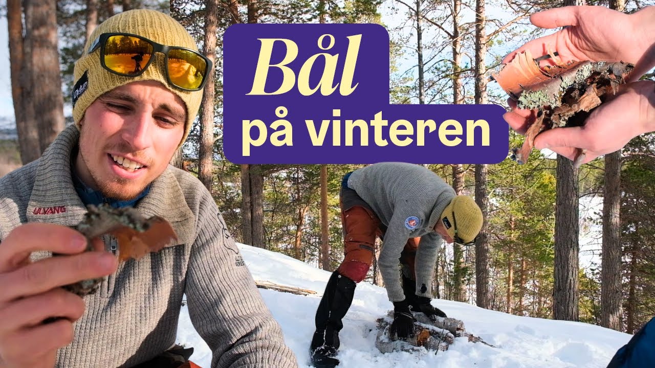 Hvordan fyre bål om vinteren 🔥❄️
