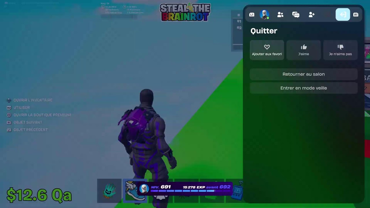 Live trade fr Fortnite steal the brainrot
