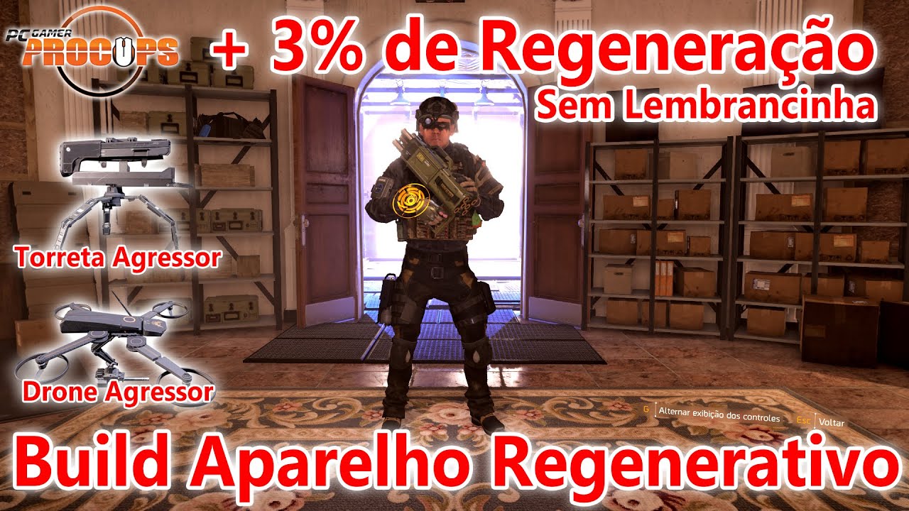 Build Aparelho Regenerativo - 3% Regeneração - The Division 2