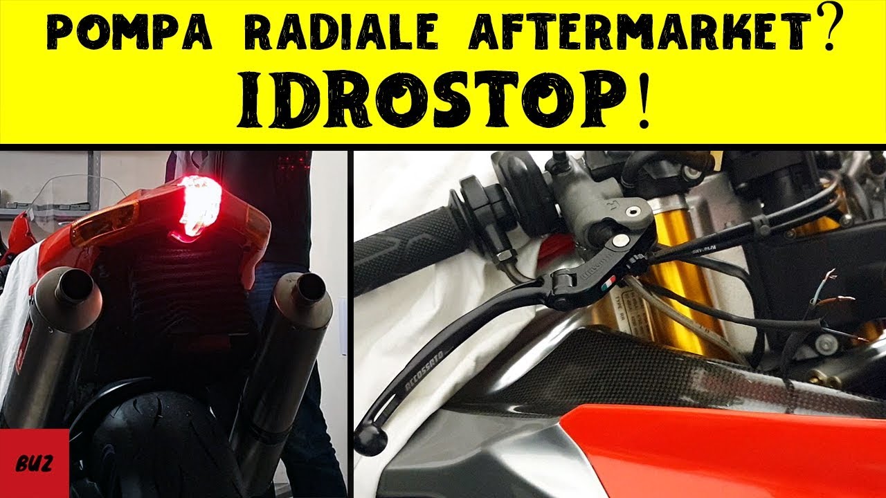 IDROSTOP: LUCE FRENO POSTERIORE CON POMPA RADIALE AFTERMARKET