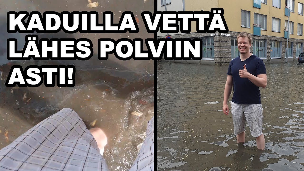 Valtava tulva Kuopiossa!