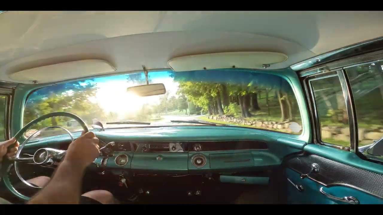 1955 Pontiac Star Chief Custom Catalina Coupe test drive!