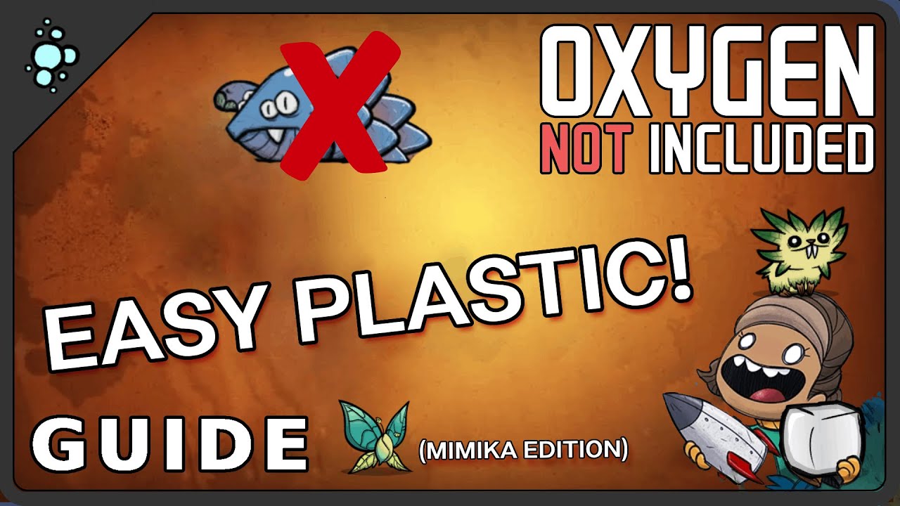 Self-Sustaining Lura, Mimika & Pip Farm + Amber Melter v2 = EASY PLASTIC | Oxygen Not Included