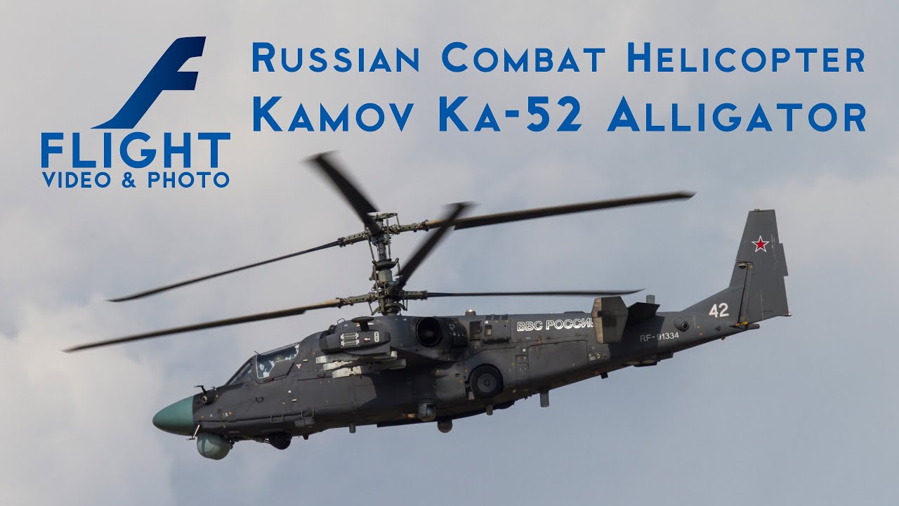 Kamov Ka-52 Alligator - Russian Attack Helicopter 4K UltraHD Video