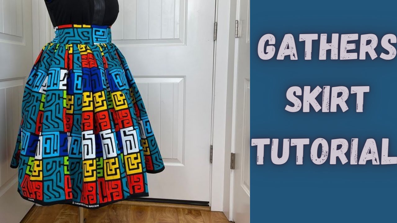How to Sew a Gathered Skirt (Very Easy and Detailed)