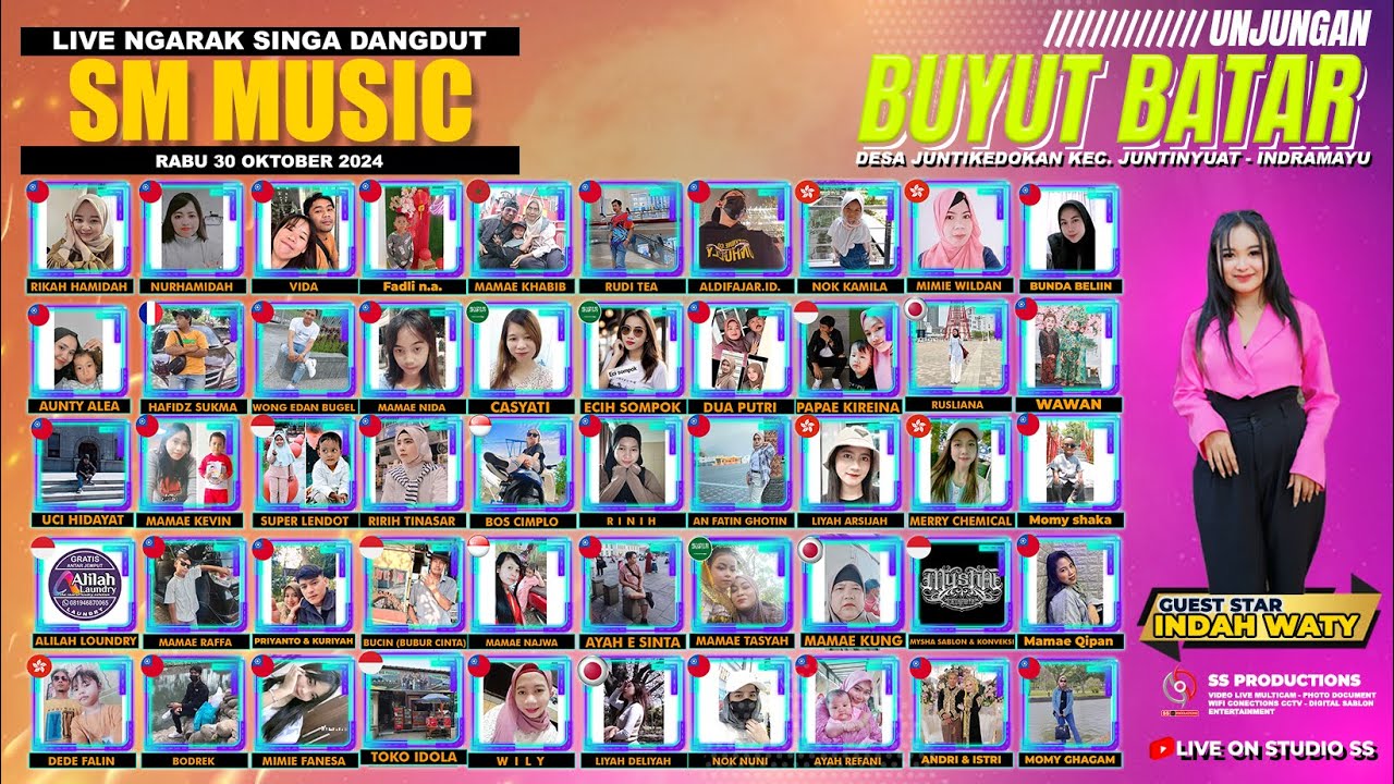 🔴LIVE  NGARAK SINGA DANGDUT 'SM MUSIC' UNJUNGAN BUYUT BATAR l JUNTIKEDOKAN - INDRAMAYU l 30 OKT 2024