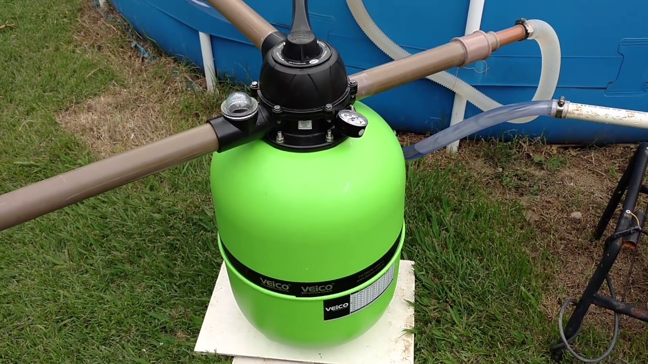 Filtro de areia na Piscina Intex 17.800 Litros