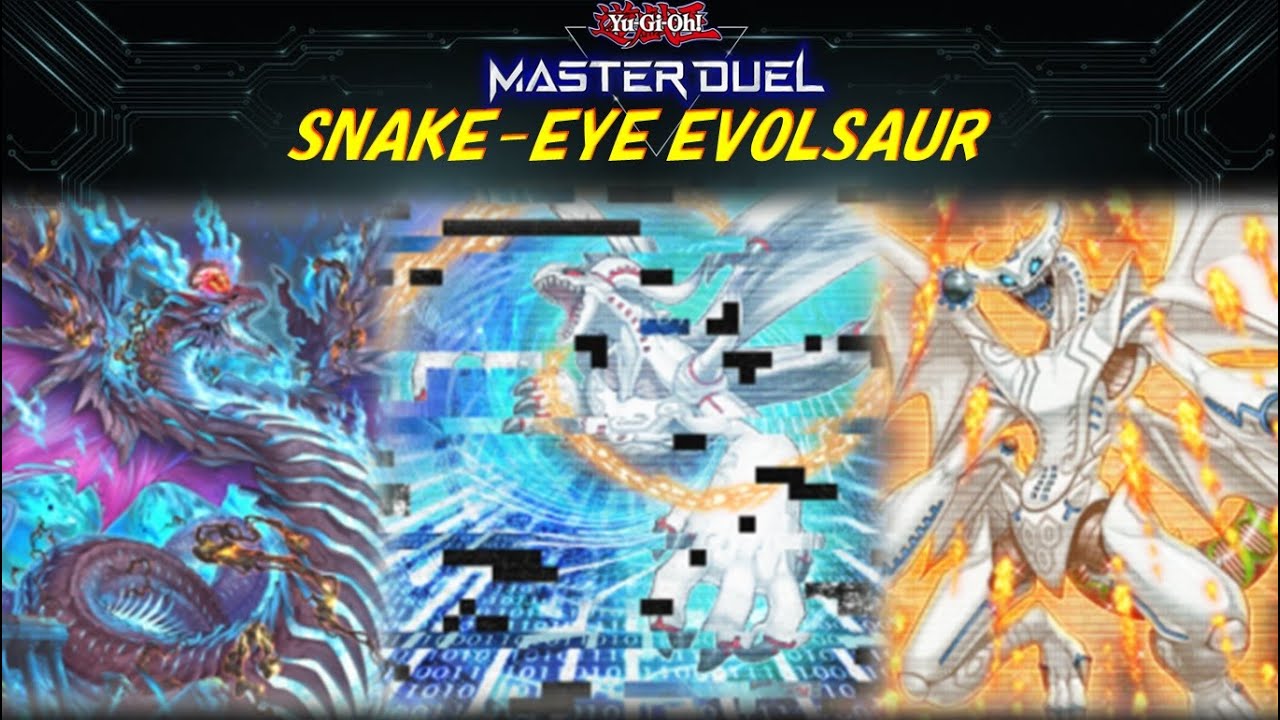 【遊戯王マスターデュエル】スネークアイエヴォル_SNAKE-EYE EVOLSAUR  RANKED GAME PLAY【Yu-Gi-Oh! Master Duel】