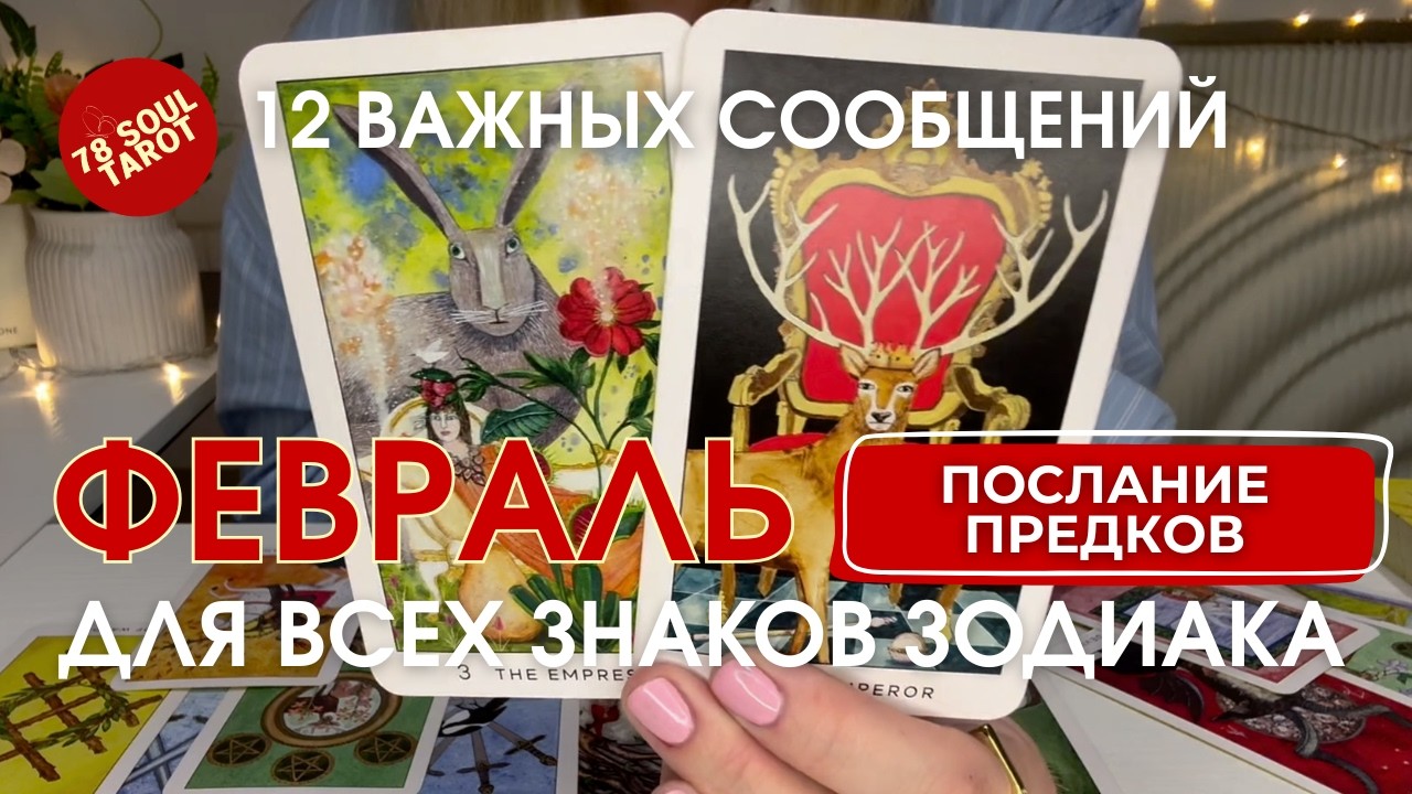 12 ВАЖНЫХ СООБЩЕНИЙ для всех знаков зодиака | ФЕВРАЛЬ 2026 ПОСЛАНИЕ ПРЕДКОВ таро прогноз
