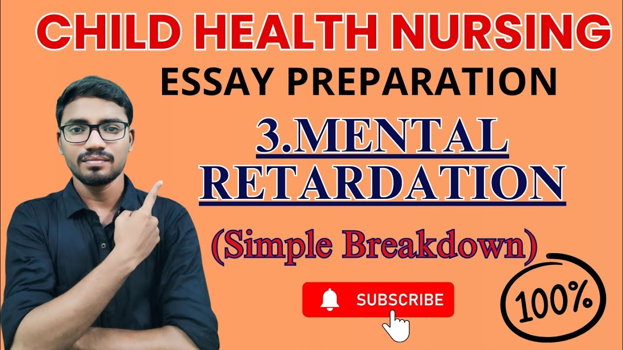 3.Mental Retardation in Child Health Nursing | Definition, Classification, Causes & Nursing | NN4U