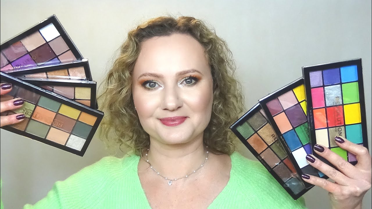 MAKEUP REVOLUTION★ Palety RELOADED★ cz. I★ Makijaże★ Swatche★