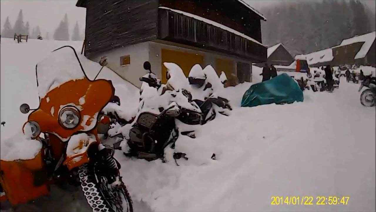Winter Motorradtreffen Tauerntreffen 2014 Dnepr Ural