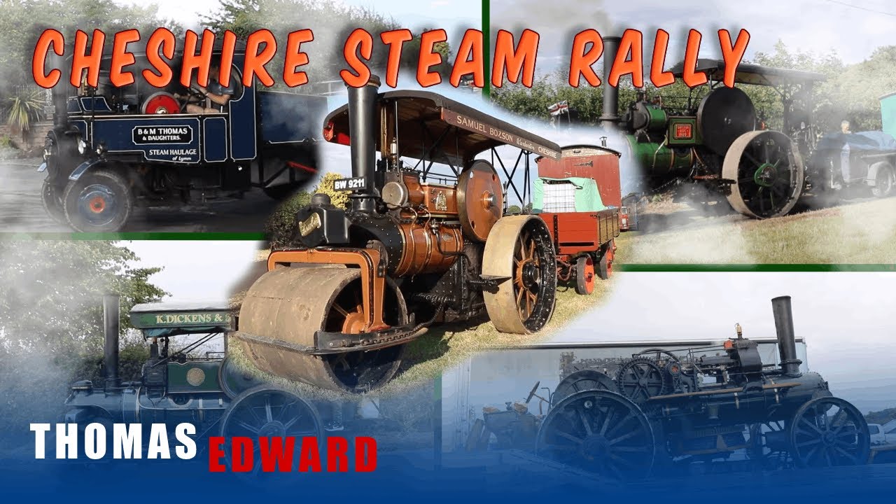 Классические автомобили/грузовики/тягачи покидают Cheshire Steam Fair 2023