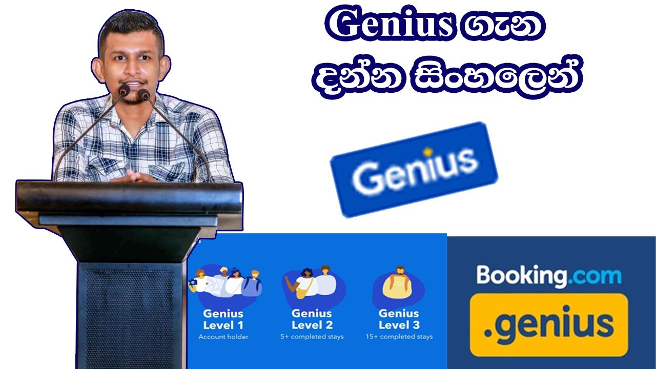 Booking.com Genius partner program Full Details in Sinhala by Lahiru N Gunasekara