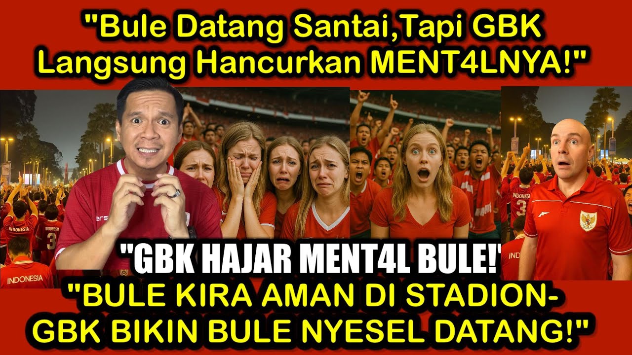 BULE DATANG DENGAN SENYUM—TAPI GBK BIKIN DIA TERDIAM, GEMETAR, DAN GAK BERANI NENGOK BELAKANG