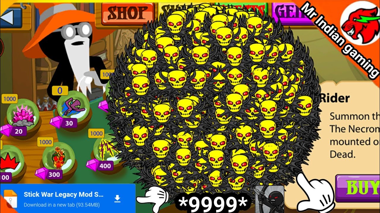 stick war legacy ||9999|| army mod apk free download all Android 🤯🤯
