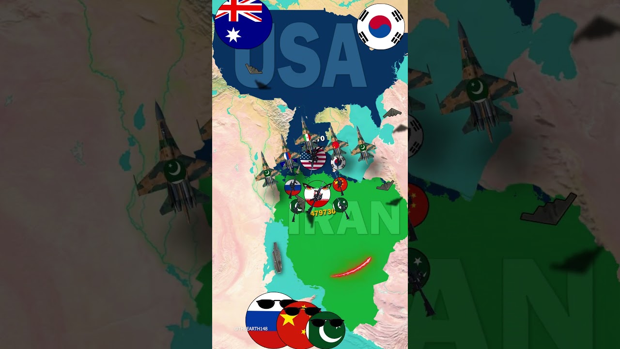 Разъяснение сценария войны между США и Ираном для американцев ⚔️ #USAIranWar #USvsIran #IranCrisi...