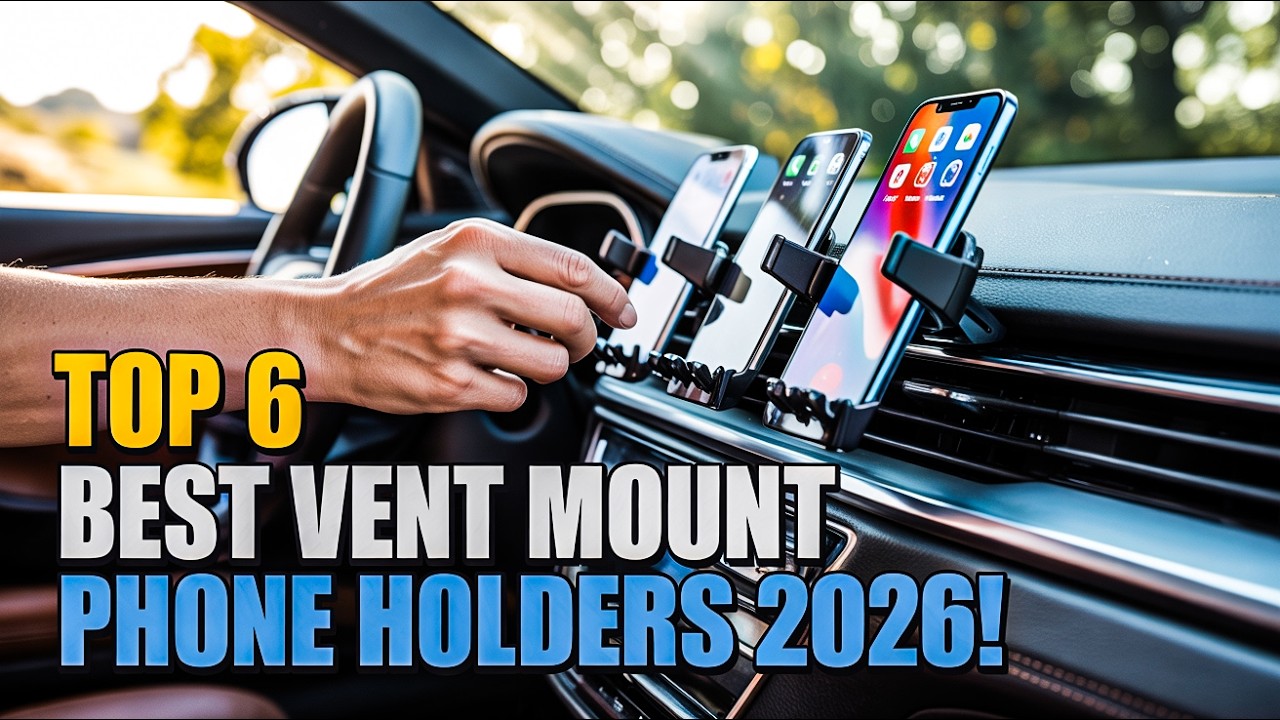 Top 6 Best Vent Mount Phone Holder 2026! ✅