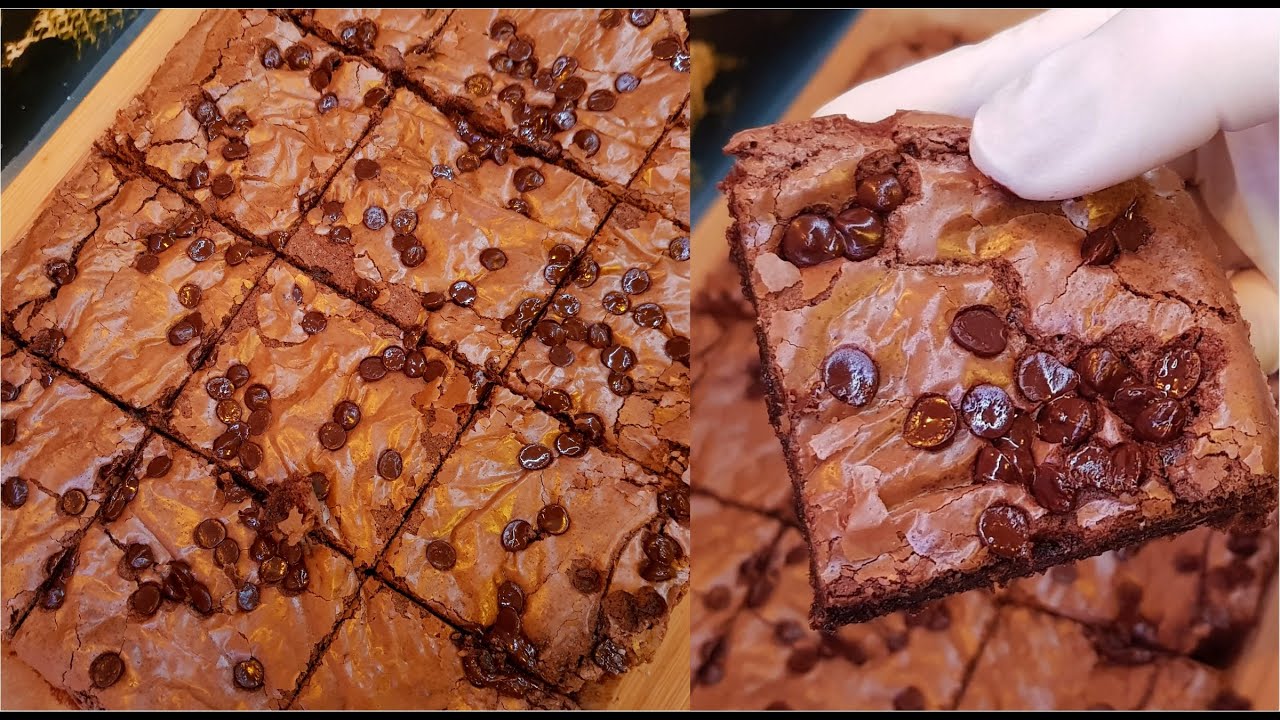 براونيز الشوكلاته باطيب طريقه طري وبدوب بالفم 🥰🥰