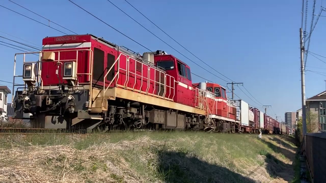 水島臨海鉄道　3093レ　DD200-13+DE10-3508ムド廃車回送　倉敷市〜球場前　20251206