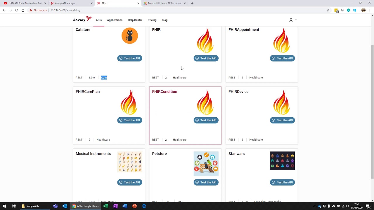 How to use tags and configuration settings to organize assets in the API catalog