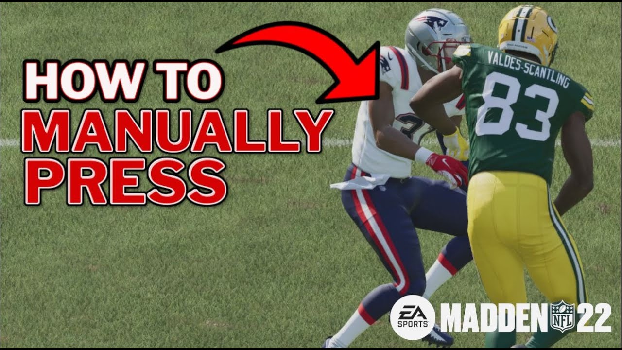 How to Manually Press the WR Off Their Route in Madden 22!