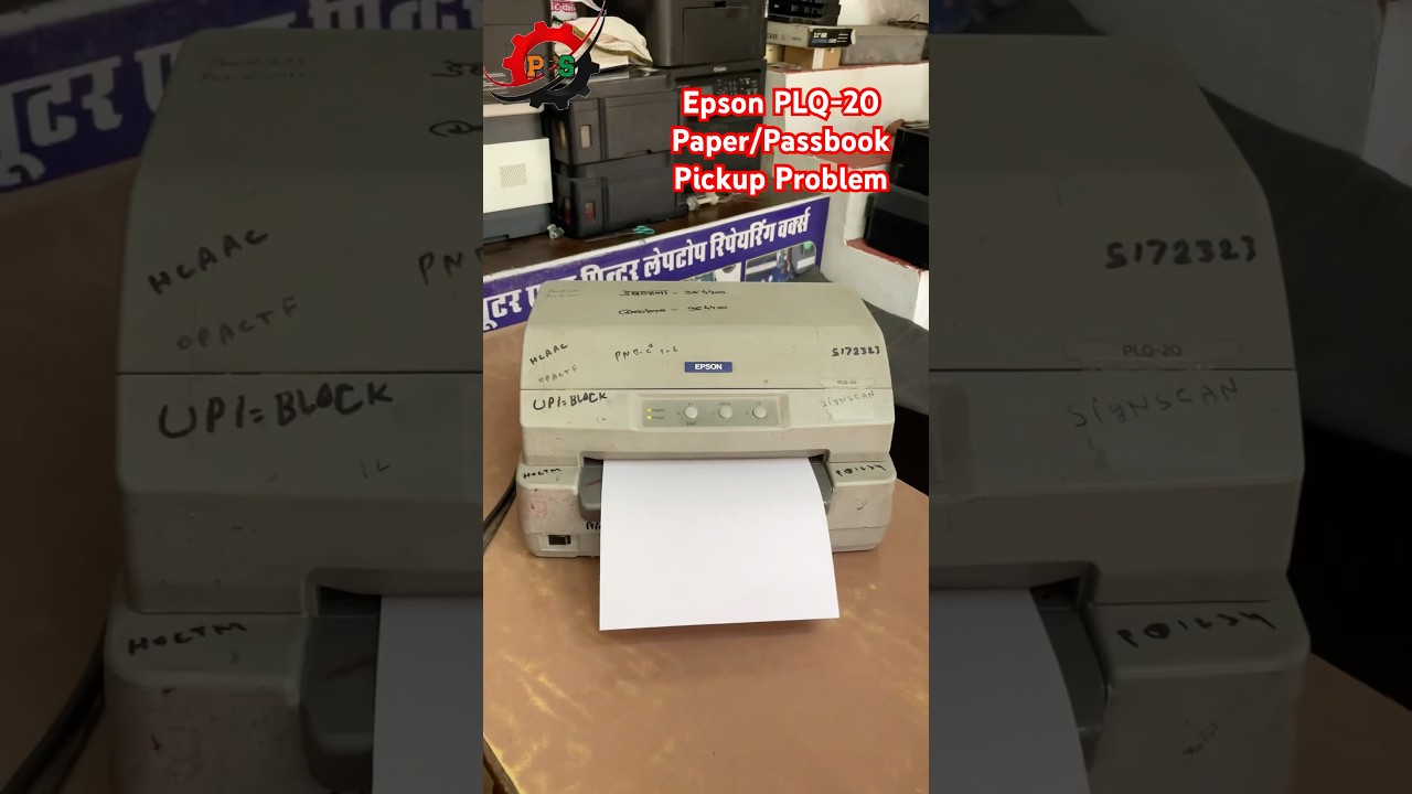 #epson #plq-20 #printer #paper #passbook #pickup #problem #solution