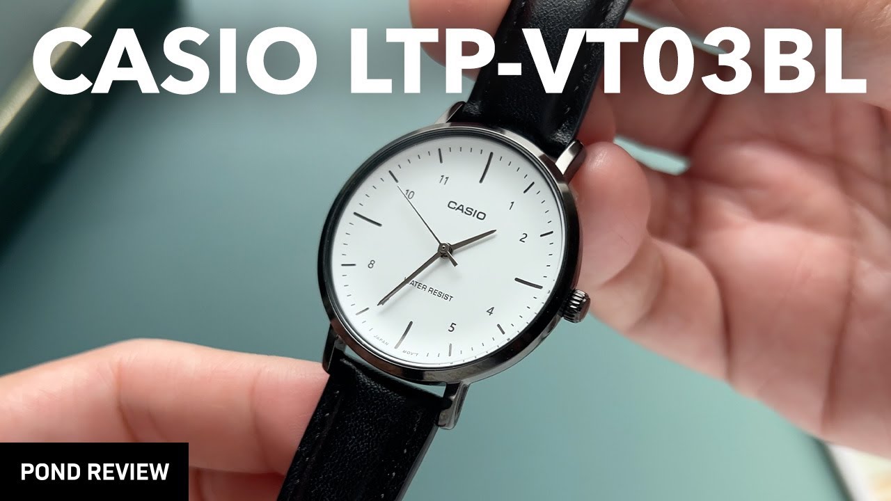 มินิมอลทั้งหน้าตาและราคา! Casio LTP-VT03BL-7B