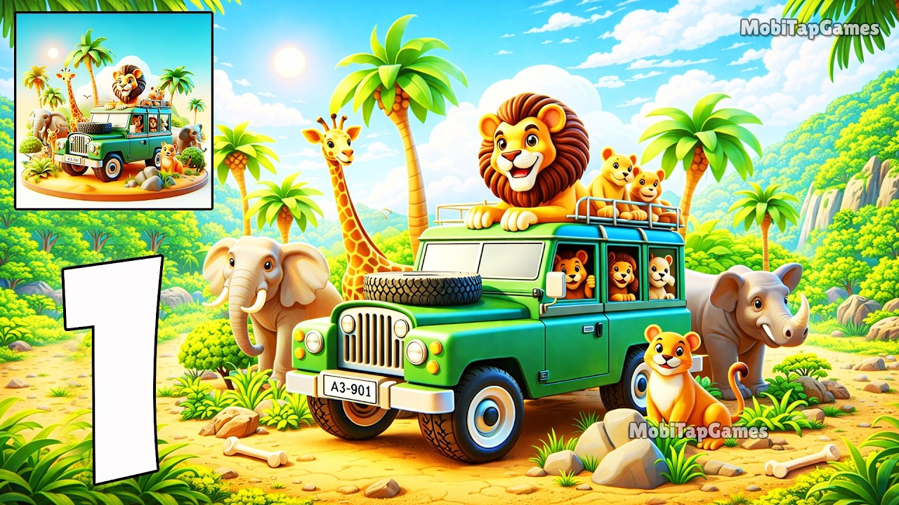 Safari Tour - Gameplay Walkthrough - Exploring the Wild Adventure (iOS, Android)