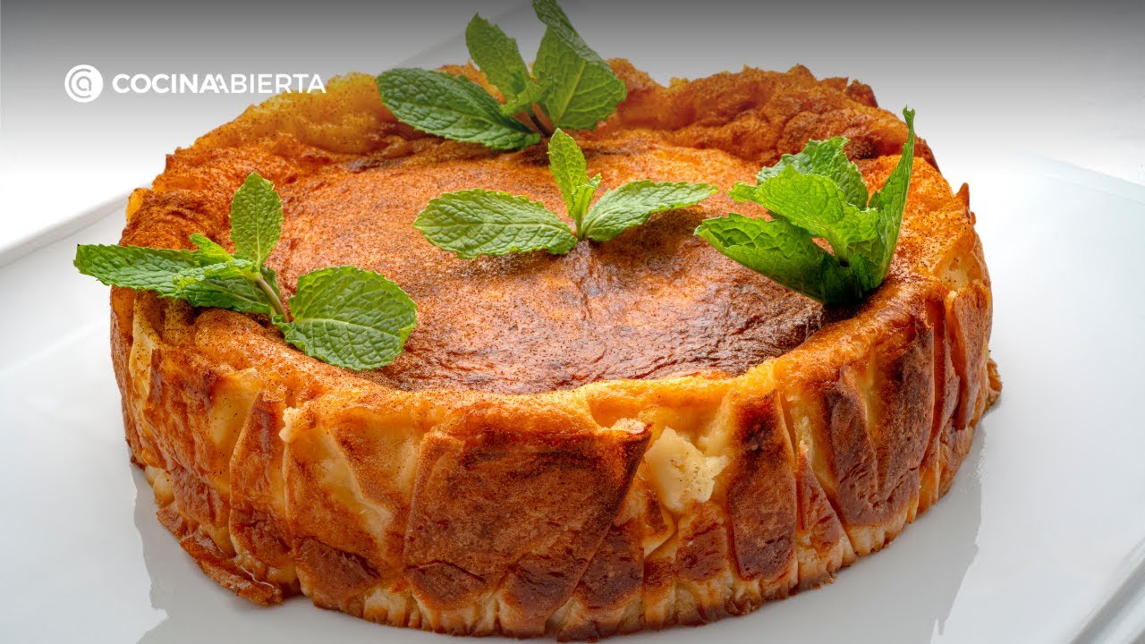 Receta de tarta de leche al horno de Eva Argui&ntilde;ano 🍮 | Entre flan y quesada