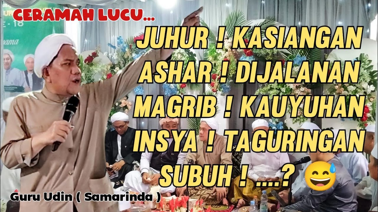 Ceramah Terbaru KH.ZHOFARRUDIN ( Samarinda ) Acara Haul Abah Guru Sakumpul ke - 18 Palingkau
