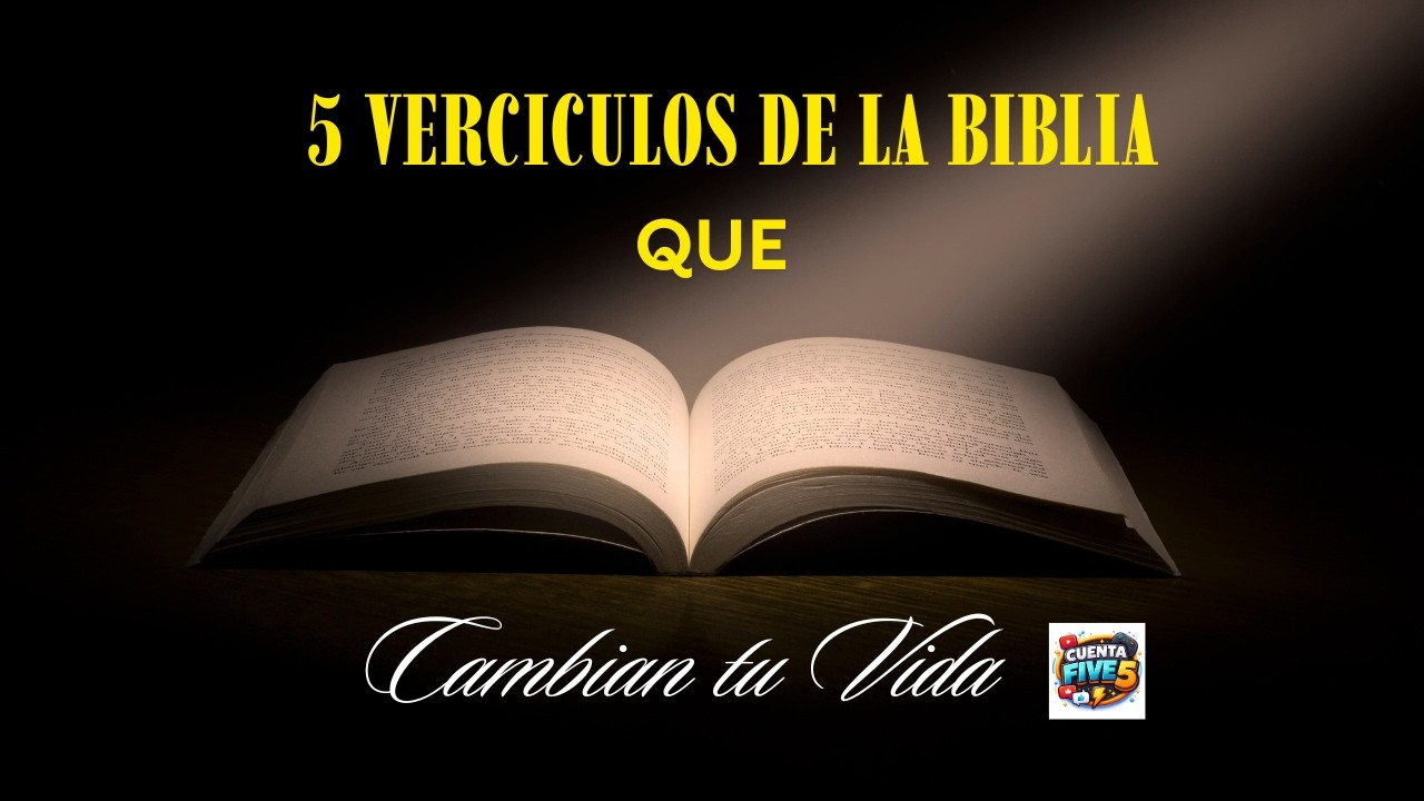 🙏✨5 Versículos de la Biblia que Cambia Tu Vida 💛❤️