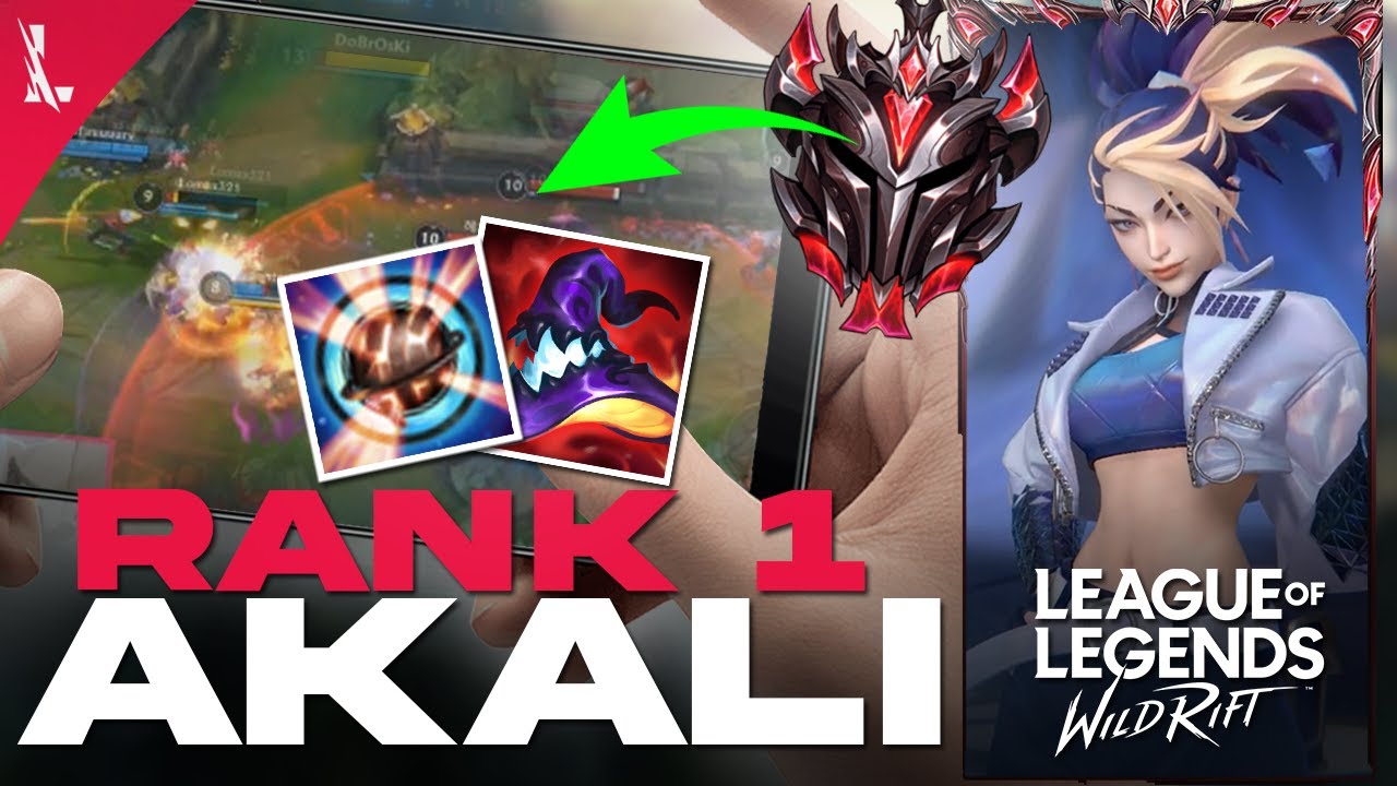 ¡LOS SECRETOS DE LA MEJOR AKALI DEL MUNDO! AKALI LOL WILD RIFT GUIA/GAMEPLAY/BUILD