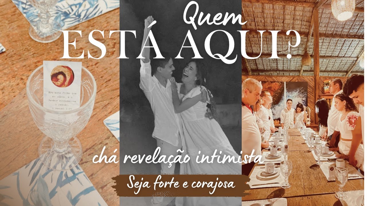 QUEM ESTÁ AQUI? - Ganhamos o chá revelação e as 