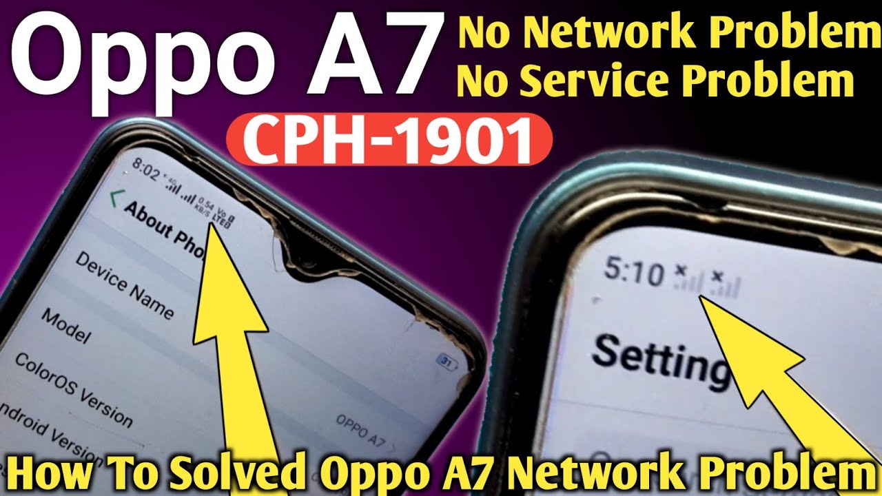 OPPO A7 Network Solution | How To Fix Oppo A7 No Network, No Service, No Signal Problem | 100% Fix