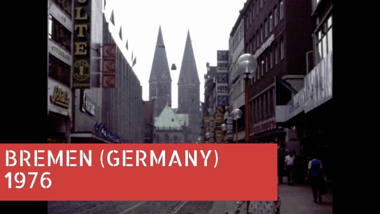 Bremen Germany 1976 Archive Footage