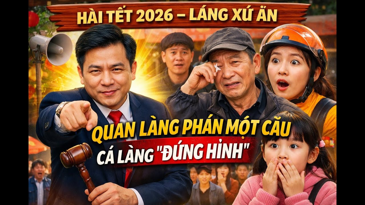 Hài Tết 2026 – Làng Xử Án  - Tập 3 : Quan Làng Phán Một Câu, Cả Làng “Đứng Hình”