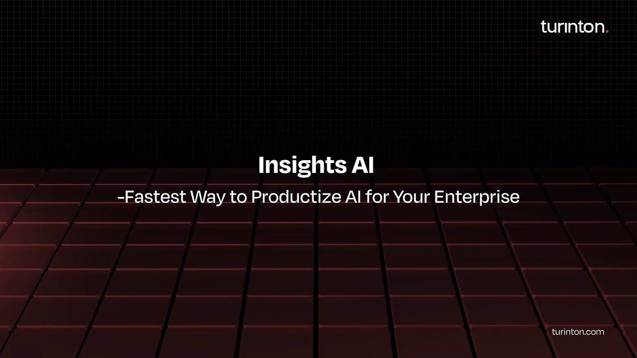 Simplify AI Complexity: Turn Enterprise Data into Real Business Impact with Insights AI by Turinton