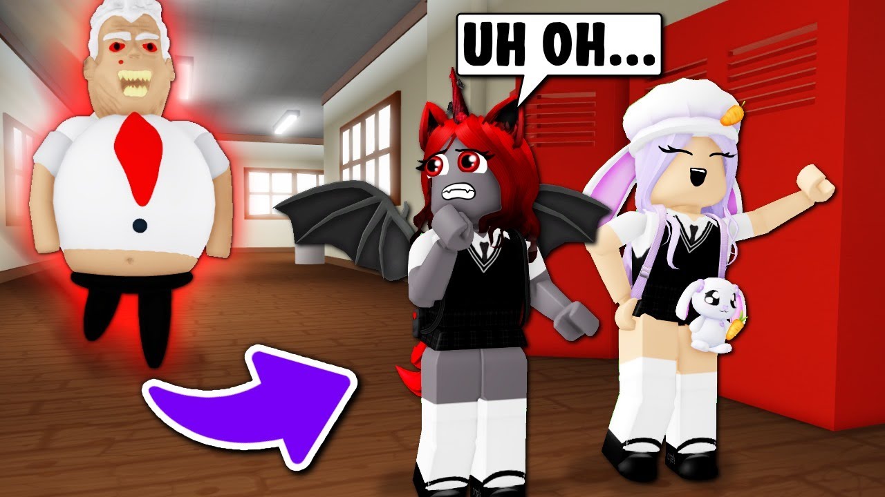 СБЕГАЙТЕ ОТ БЕЗУМНОГО УЧИТЕЛЯ вместе с Муди! (Roblox)