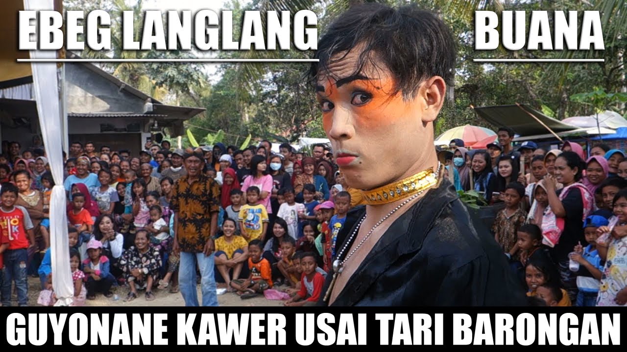 Guyonane Kawer Usai Tari Barongan Ebeg Langlang Buana Tegalsari Sidareja