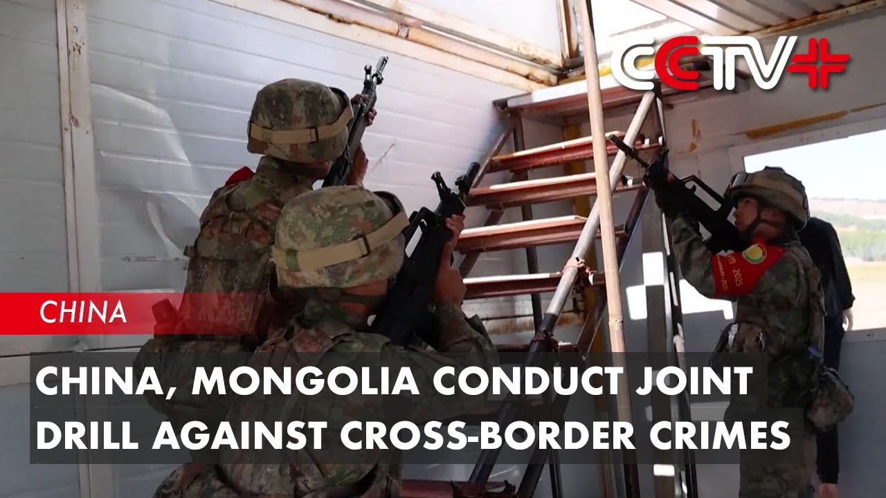 China, Mongolia Conduct Joint Drill Against Cross-Border Crimes