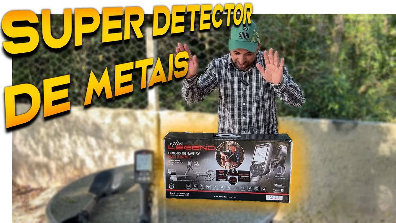 NOVIDADES !!! Testei o novo SUPER DETECTOR DE METAIS de achar OURO [ NOKTA LEGEND ]
