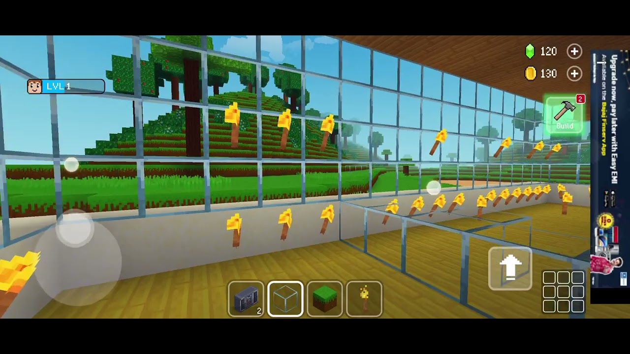 I completed my house in block craft 3D👍